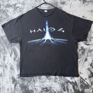 Halo 4 Video Game Promo T-Shirt Size XX-Large Outer Space Wake Up John Cyber